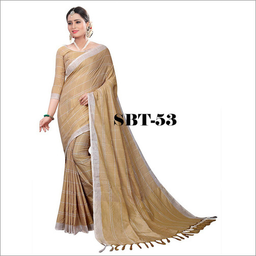 Linen Silk Saree