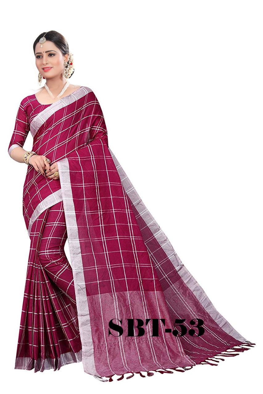 Linen Silk Saree