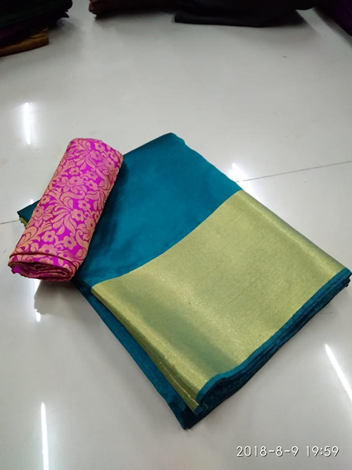Cotton Plain Saree