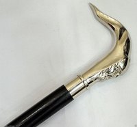 Brass Designer Wooden Walking Canes Stick Vintage Style Silver Brass Handle New
