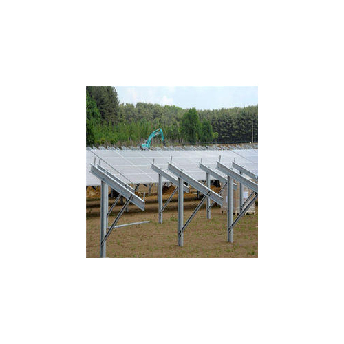 Silver Galvanize Solar Panel Structure