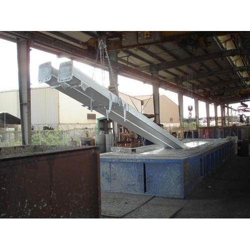 White Industrial Hot Dip Galvanize Work