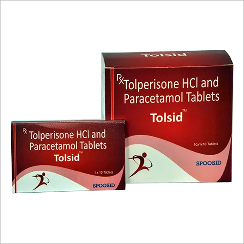 Tolperisone Hydrochloride And Paracetamol Tablets