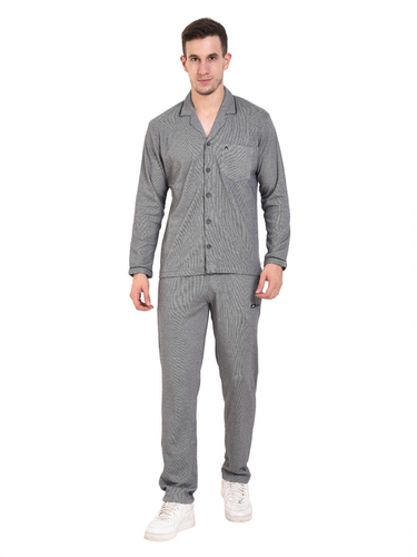 Mens Athlet Night Suit - Navy Age Group: Adults