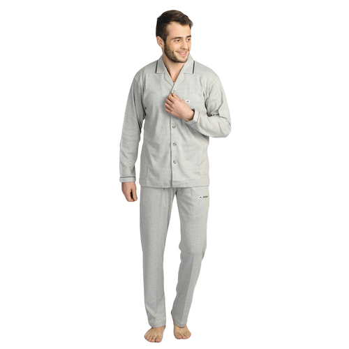 Mens Athlet Night Suit - L.Grey Age Group: Adults
