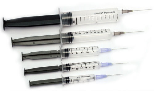 Black Disposable Syringes