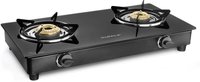 Ideale Desso Glass, Stainless Steel Manual Gas Stove  (2 Burners)