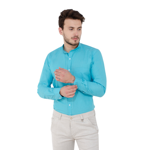 Men's Cotton Plain Shirt