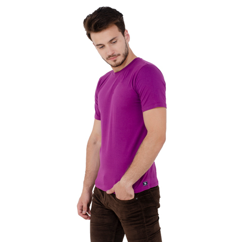 Men Plain Half Sleeve T-Shirt