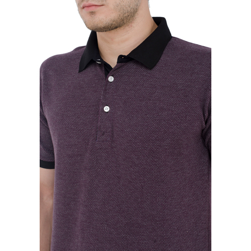 Men Plain Collar T-Shirt