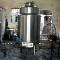 Storage Tank - Stainless Steel, 500 Liters, 1500x1000 Mm | Durable, Leakproof, Corrosion-resistant, Easy Cleaning, Safe Storage, Polished Finish