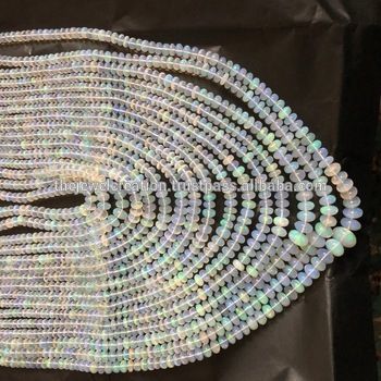 Strand 6-10mm Ethiopian Opal Stone Plain Smooth Beads