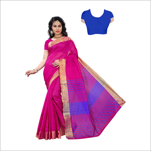 Cotton Silk Fancy Saree