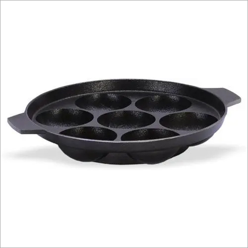 Brilliant Non-Stick Grey Appam Patra Hammertone Paniyarakkal