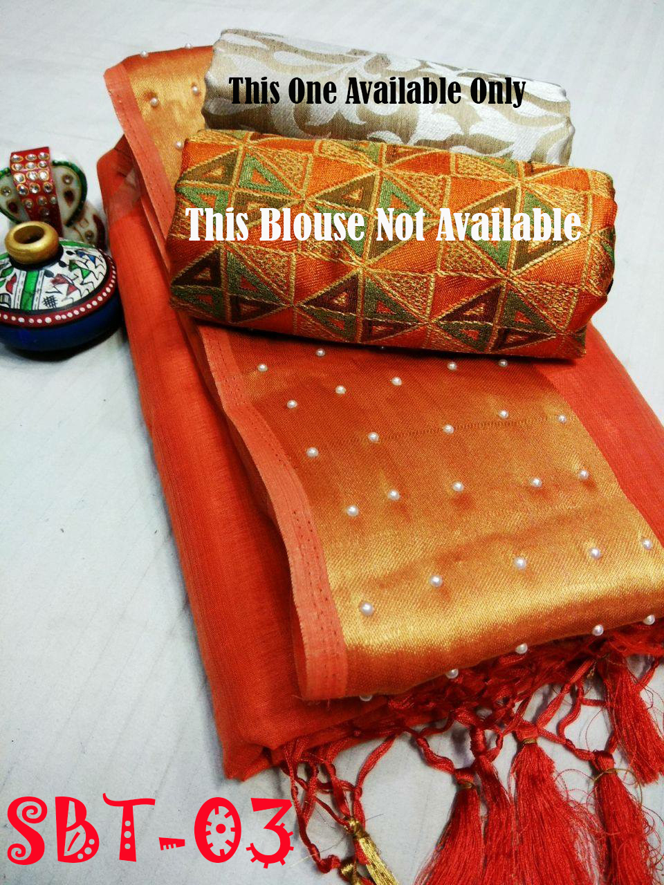 Embroidery Silk Saree