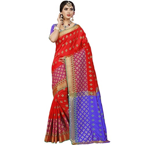 Cotton Silk Saree with Jaquard work