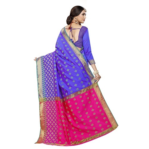 Cotton Silk Saree with Jaquard work