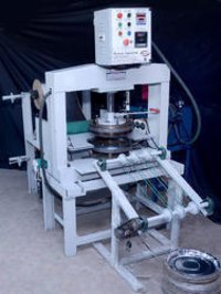 Hydraulic Paper Plate Making Machine - Mild Steel & Cast Iron, 12 Inch Cutting Size, Blue Color | 200 Cutting Thickness, 400 Cutting Speed, 1 Year Warranty, Plc Control