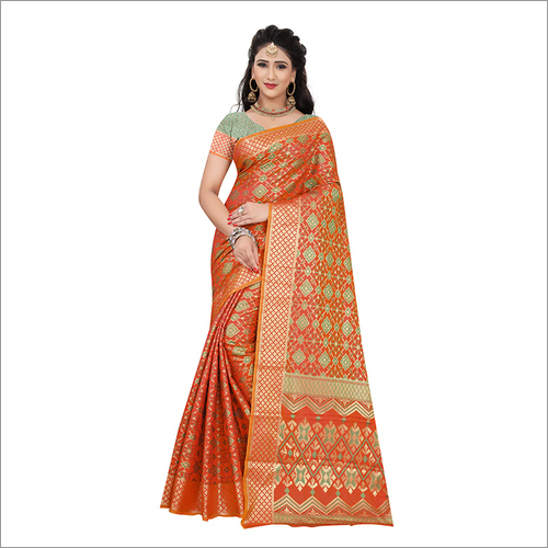 Designer Cotton Silk Saree