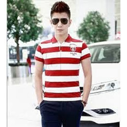 Mens Designer Striped T-Shirt