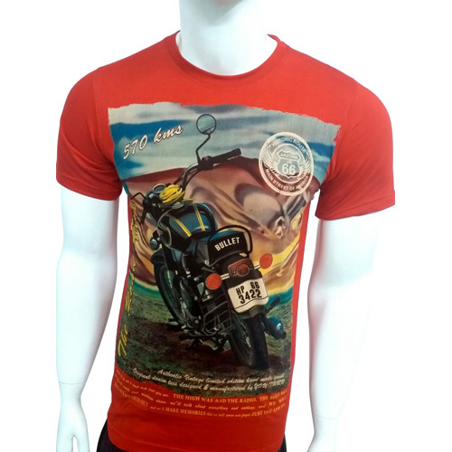Mens Designer Half Sleeves T-Shirt