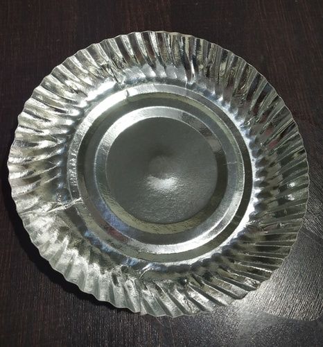 Silver paper plate