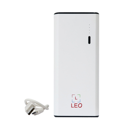 10000 MAH LEO White Power Bank