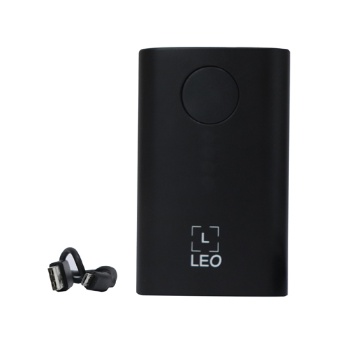 6000 MAH LEO Black Power Bank