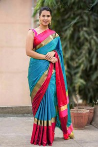 Cotton Silk Saree With Running Blouse Piece