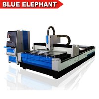 Blue Metal Fiber Laser Cnc Cutting Machine For Steel, Aluminum & Other Alloy Metals