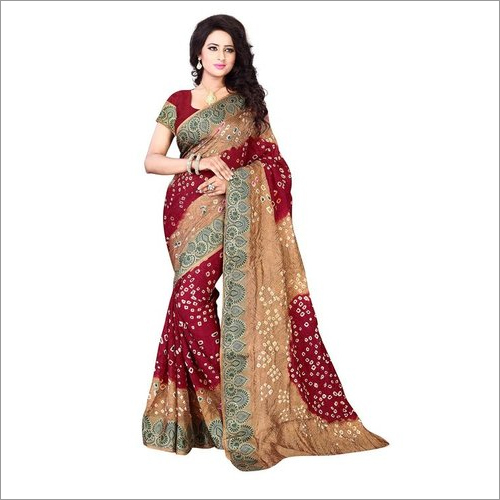 Fancy Bandhani Saree