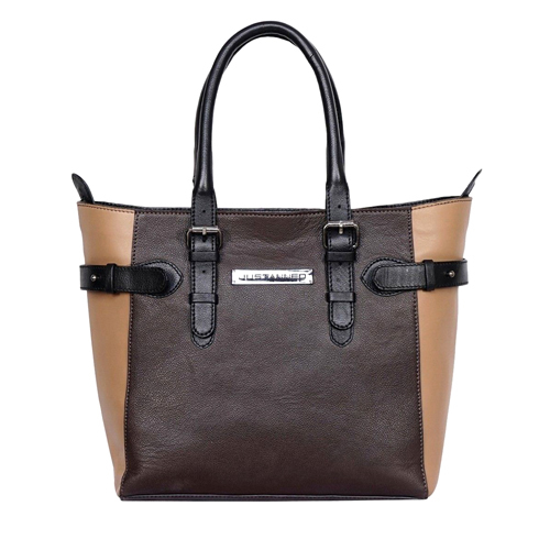 Ladies Brown Leather Tote Bag