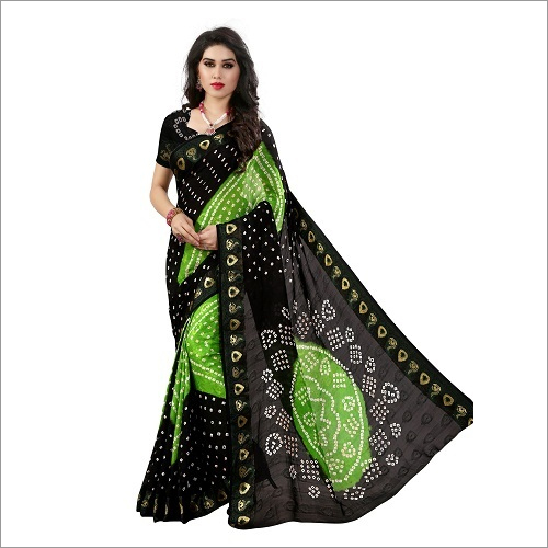 Cotton Bandhani Sraee