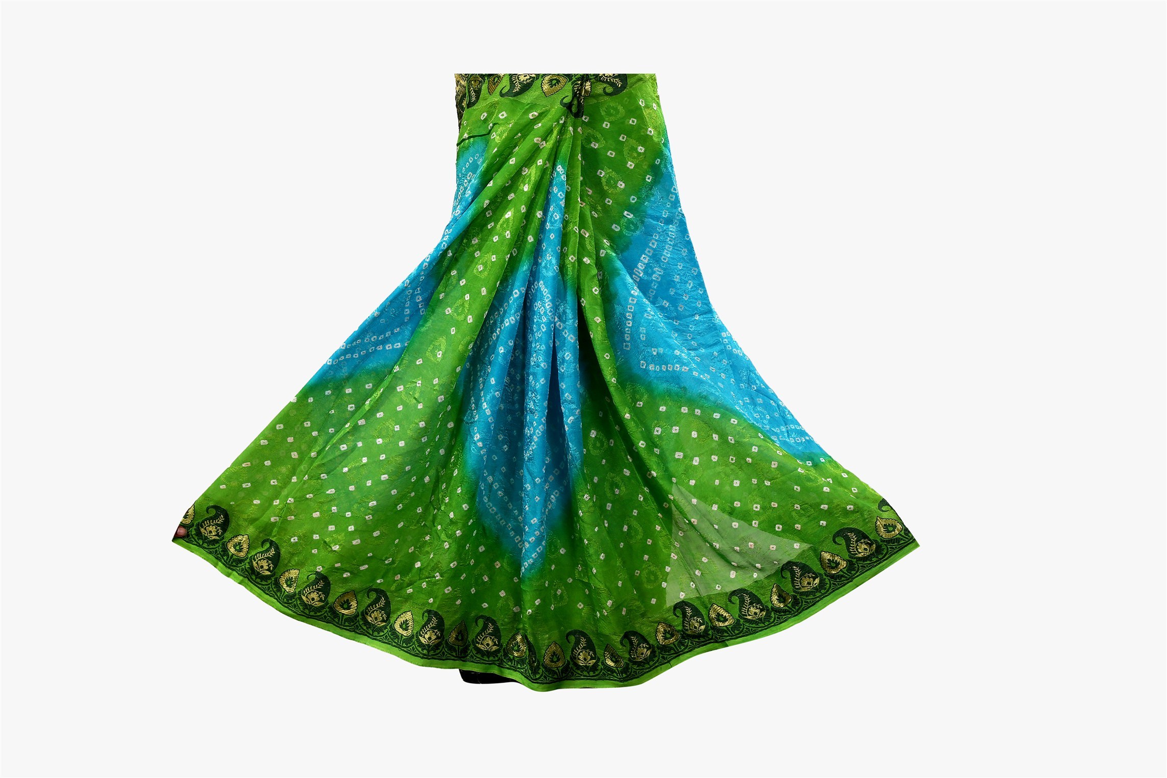 Cotton Bandhani Sraee