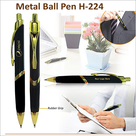 Black,Silver Metal Ball Pen