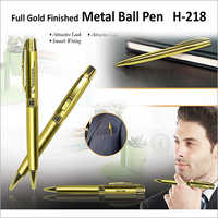 Full Gold Finished Metal Ball Pen