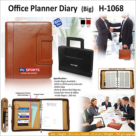 Paper And Leather H1068 Office Planner Diary