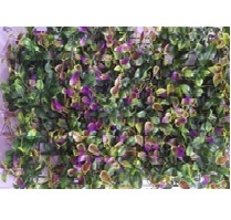 Multicolor Leaves - Eco-Friendly Plastic Green Wall, 40cm x 60cm | Easy to Clean, Water Resistant, Ideal for Home & Event Decoration