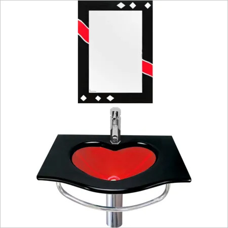 Bathroom Tempered Glass Wash Basin Size: 18 Inch To 24 Inch 19Mm