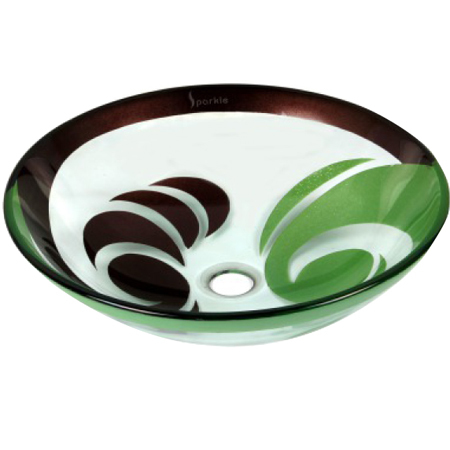 Round Glass Bowl Wash Basin Size: 18 Inch To 24 Inch