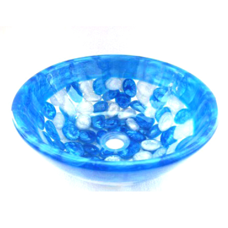 Designer Glass Resin Wash Bowl Size: 18 Inch To 24 Inch 19Mm