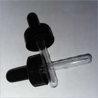 Plastic Rubber Teat Droppers - Color: Black