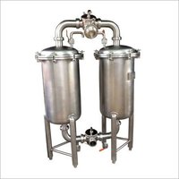Duplex Filter - Stainless Steel, 100% Filtration Capacity Per Chamber, 3 Way Ball Valve Connection | Efficient Performance, Rust Proof, Easy Installation In Pharmaceutical Industries