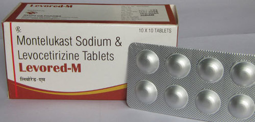Montelukast Sodium & Levocetirizine Hydrochloride tablets Price, Montelukast  Sodium & Levocetirizine Hydrochloride tablets Manufacturer, Exporter