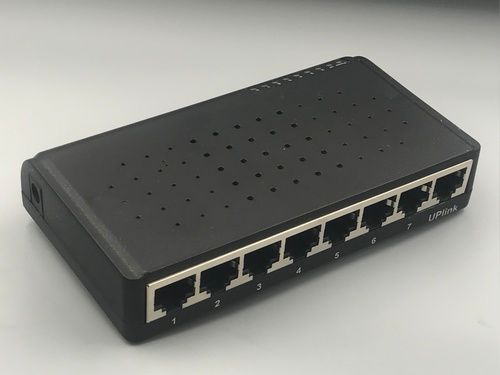 Reverse PoE 10/100/1000 Mbps Switch 7port+1Uplink For ONT/ONU