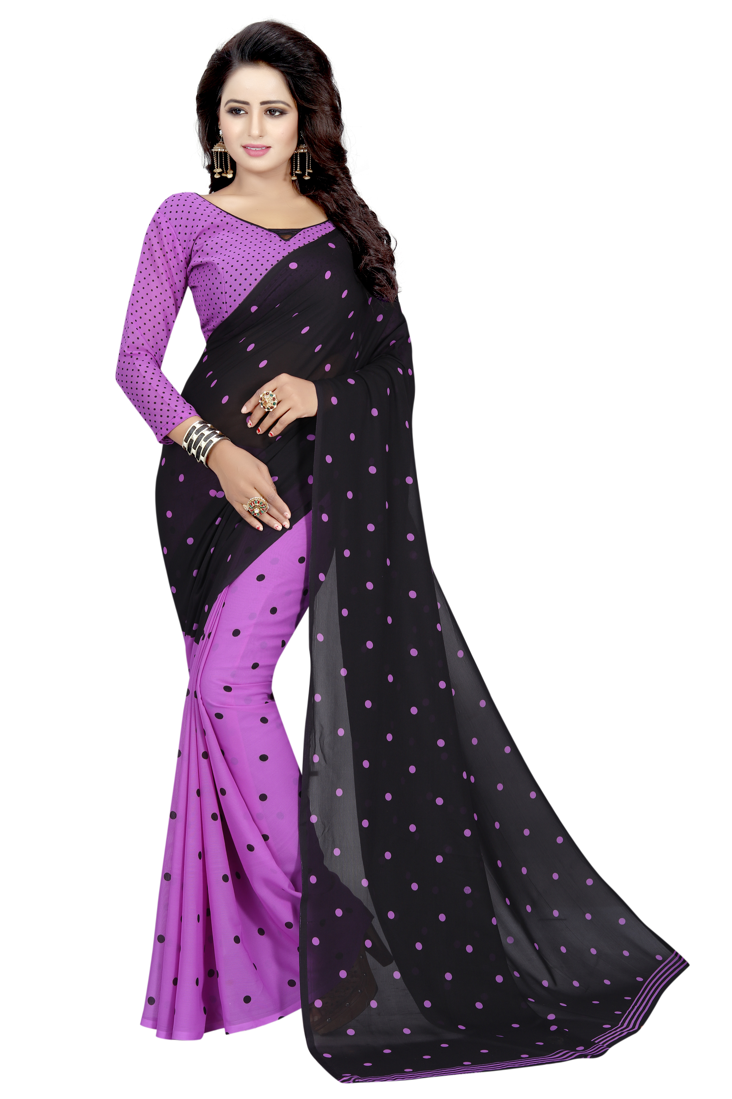 Georgette Silk Saree