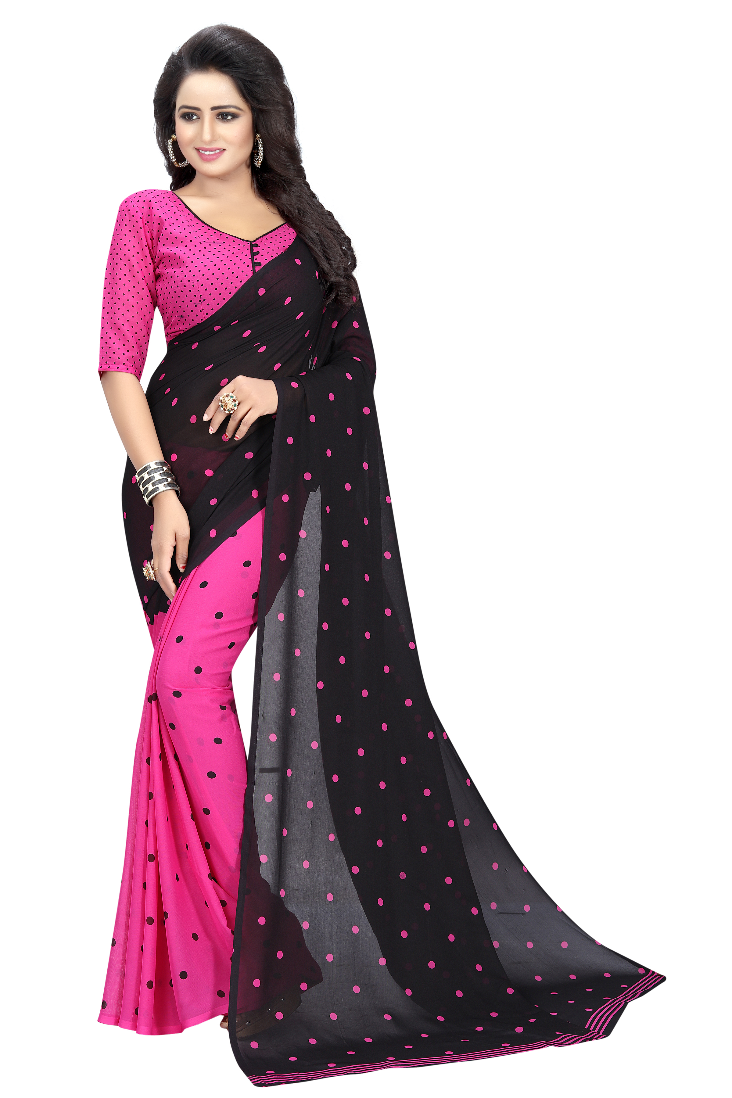 Georgette Silk Saree