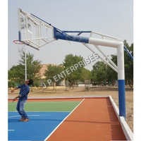 Round Pipe Umbrella System Basketball Pole