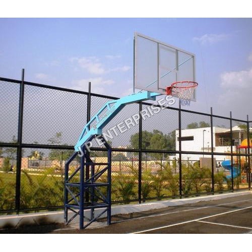 Single Arm Basketball Pole