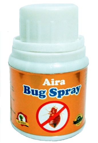 Aira Bed Bug Spray - Organic Essential Oil Formula, 50ml for Infestation Control, Safe for Bed Spreads and Sofas, Effective Against Hatching Eggs, Mix with Water for Maximum Efficacy